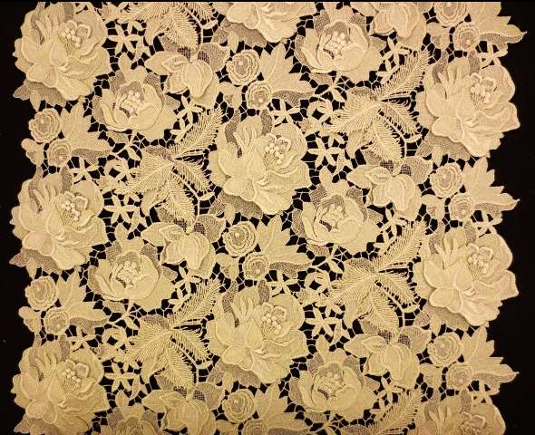 Metallic Guipure Lace3