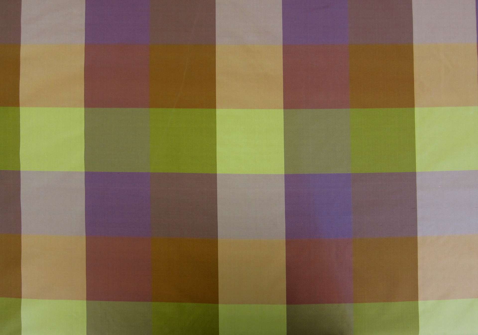 Pure Silk Taffeta Check0