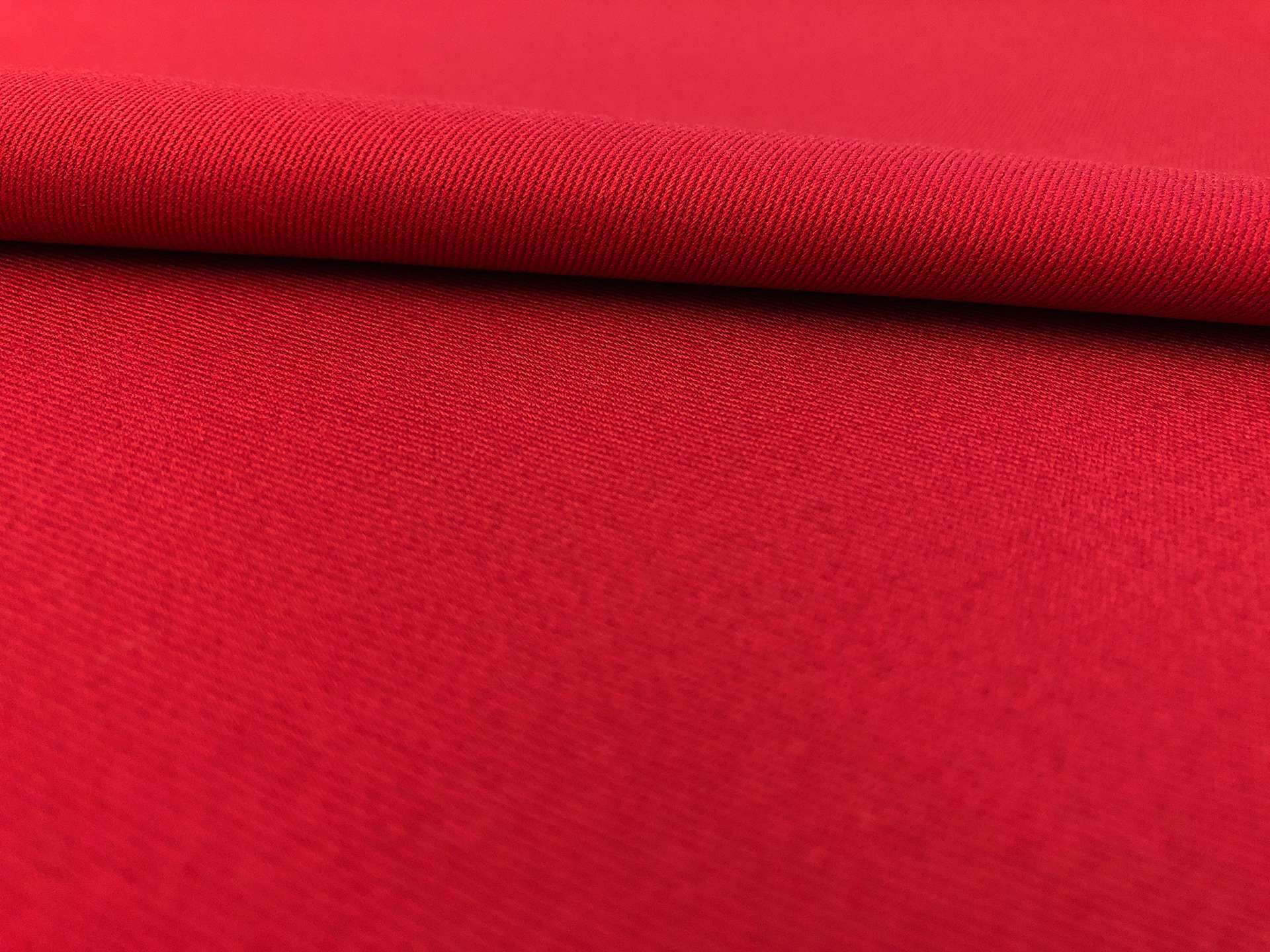 Cotton Chino Twill in Crimson Red 