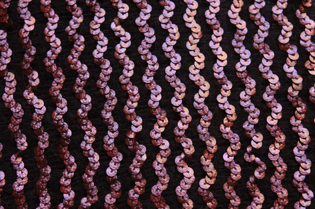 Sequins on Wool 0