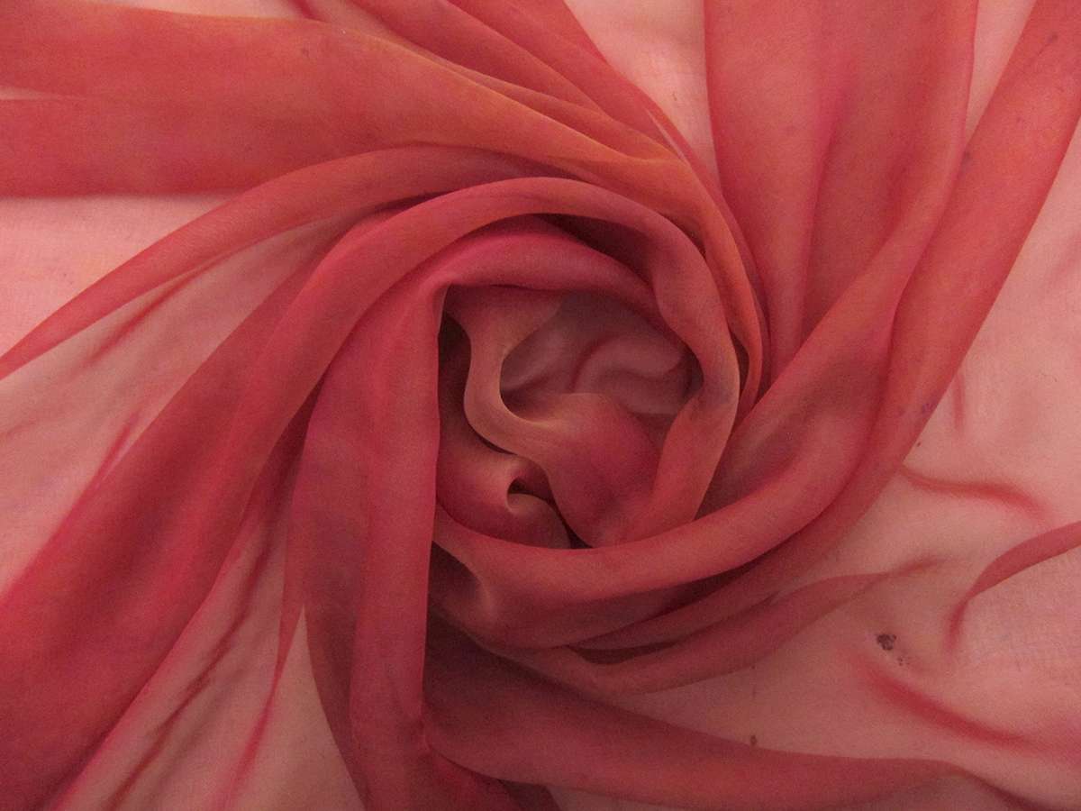 Tie Dye Silk Chiffon0