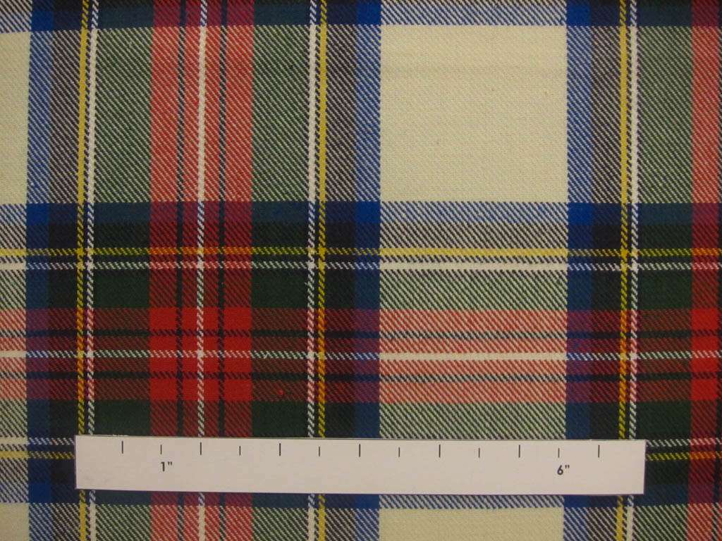 Heavy Woven Cotton Plaid1