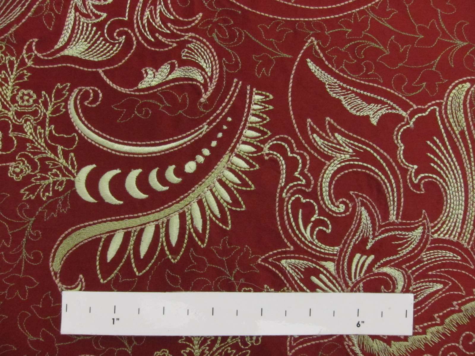 Embroidered Satin0