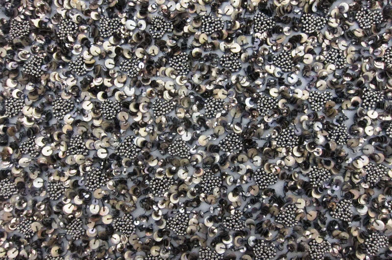 Sequins and Beading on Tulle0