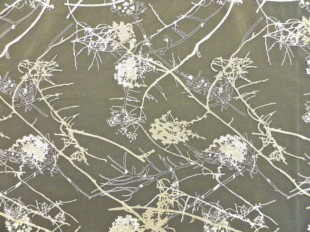 Metallic Embroidered Tulle0