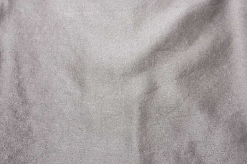Silk and Cotton Sateen in Silver1