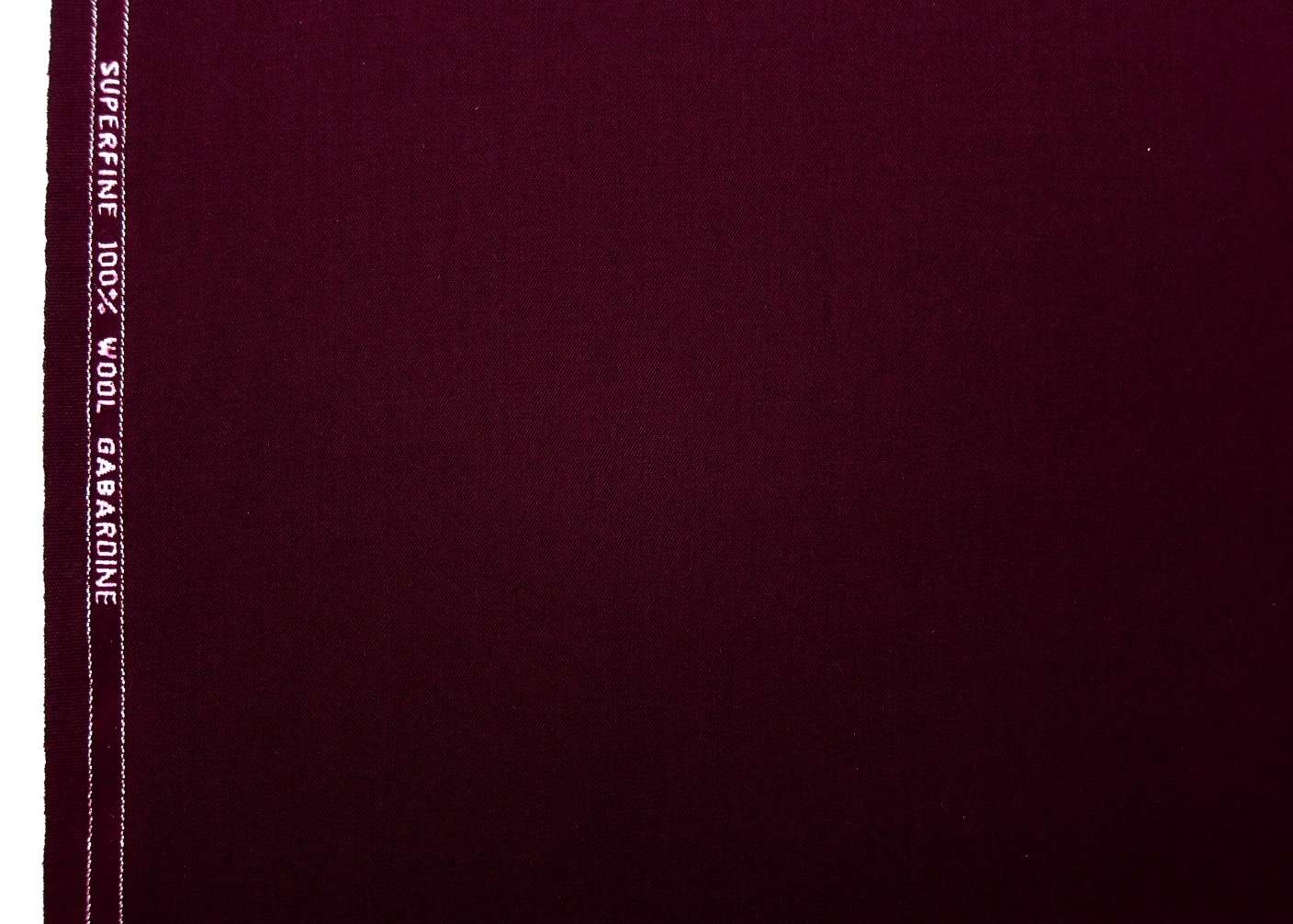Wool Gabardine in Wine0