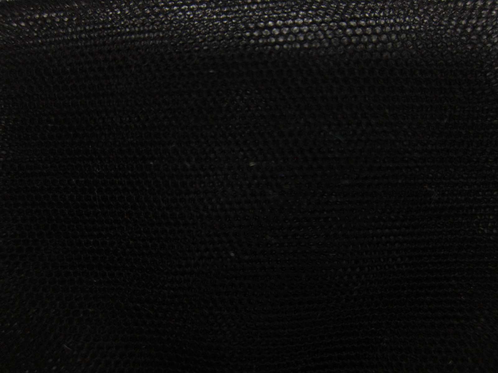 Italian Nylon Tulle in Nero0