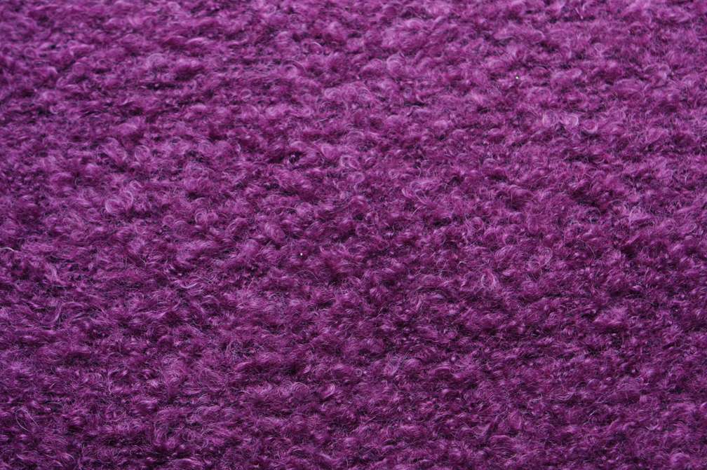 Acrylic Mohair Wool Poly Bouclé in Fushcia