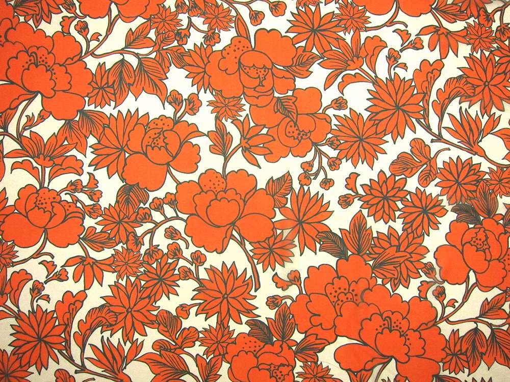Printed Silk Chiffon0