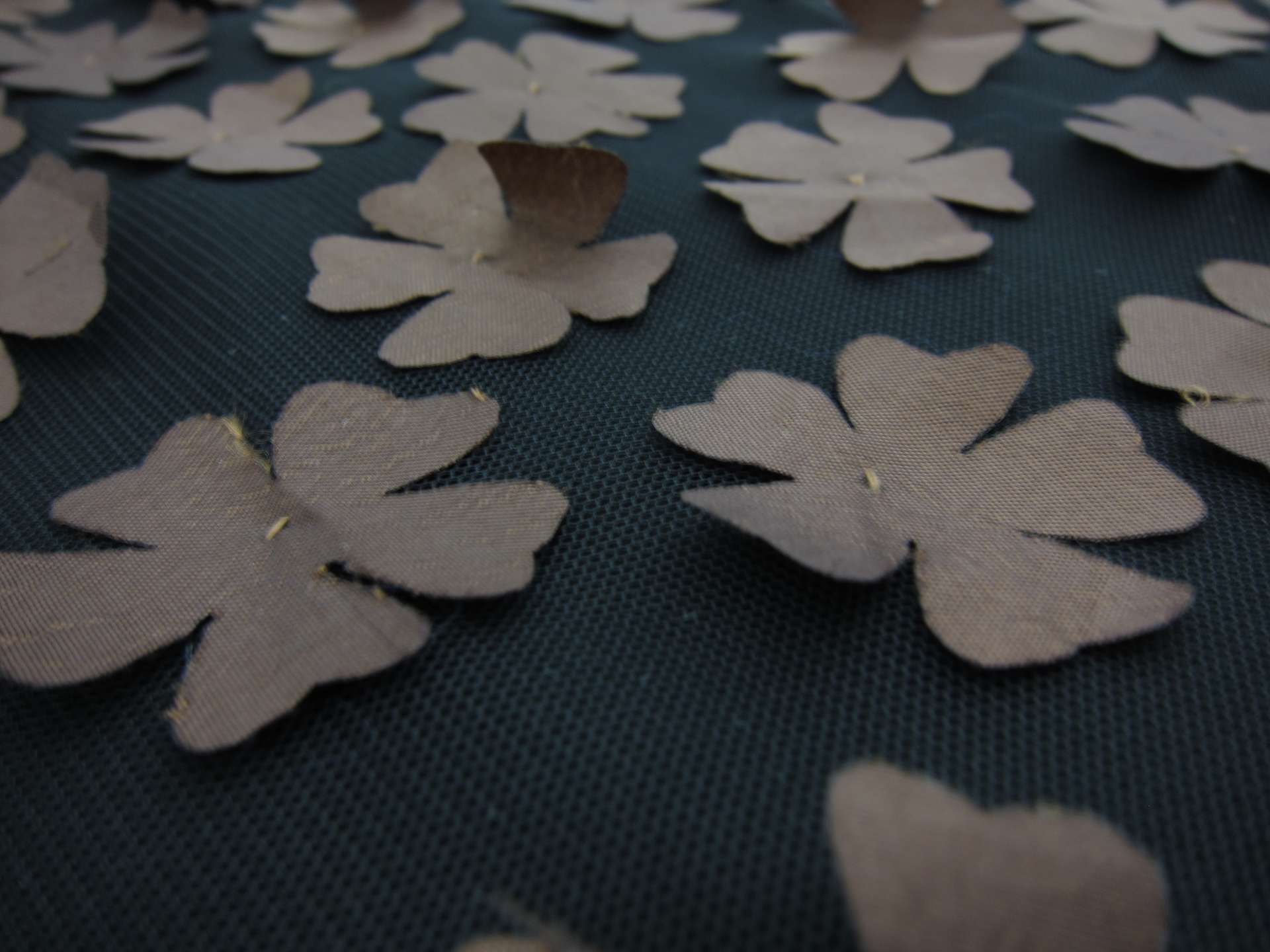 Flowers Appliqué on Tulle        2