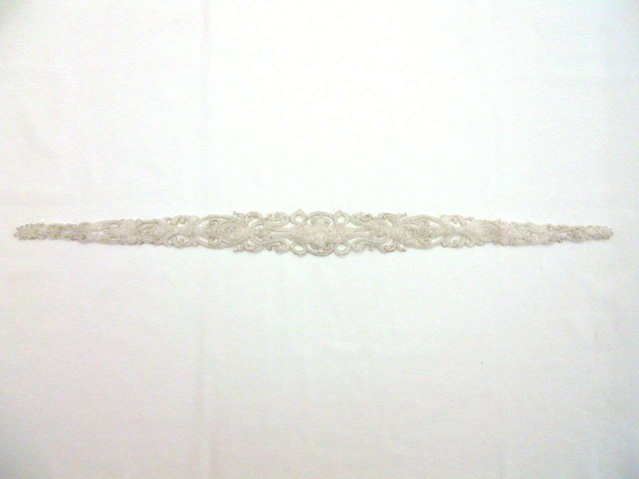 Jeanette Clear Beaded Tulle Belt0