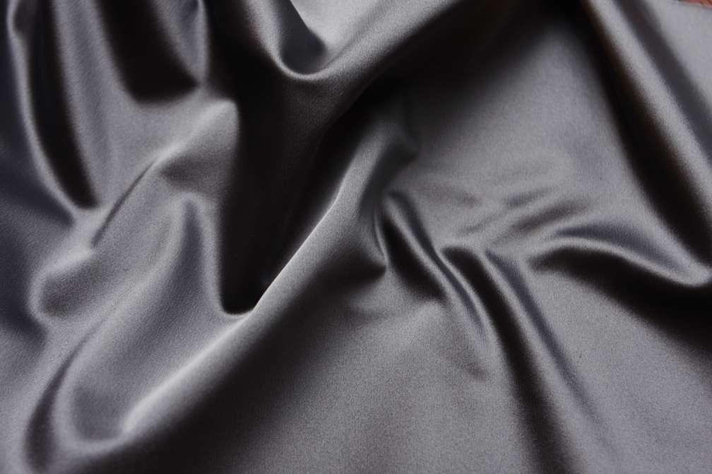 Armani Stretch Satin Gunmetal