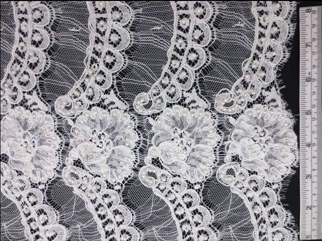 Beaded Alençon Lace0