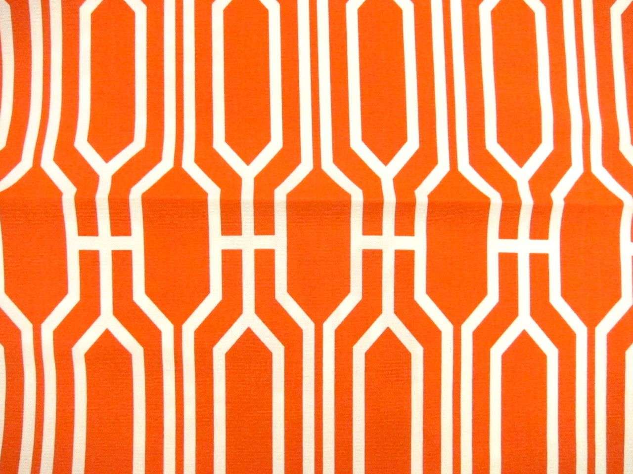 Cotton Canvas Geometric Repeat Print0