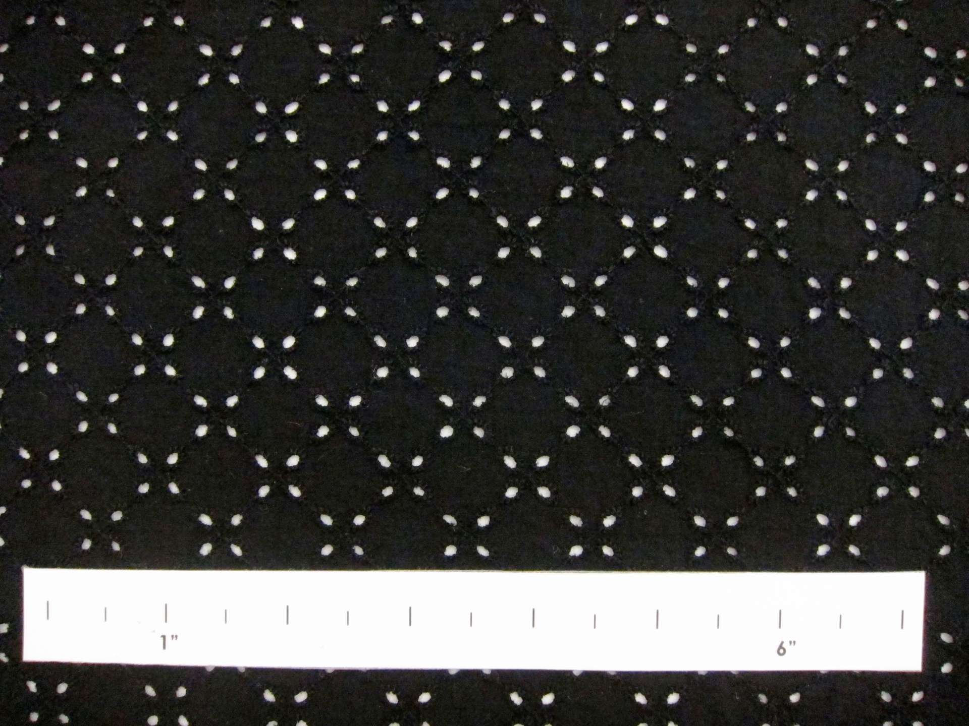 Cotton Eyelet in Black1