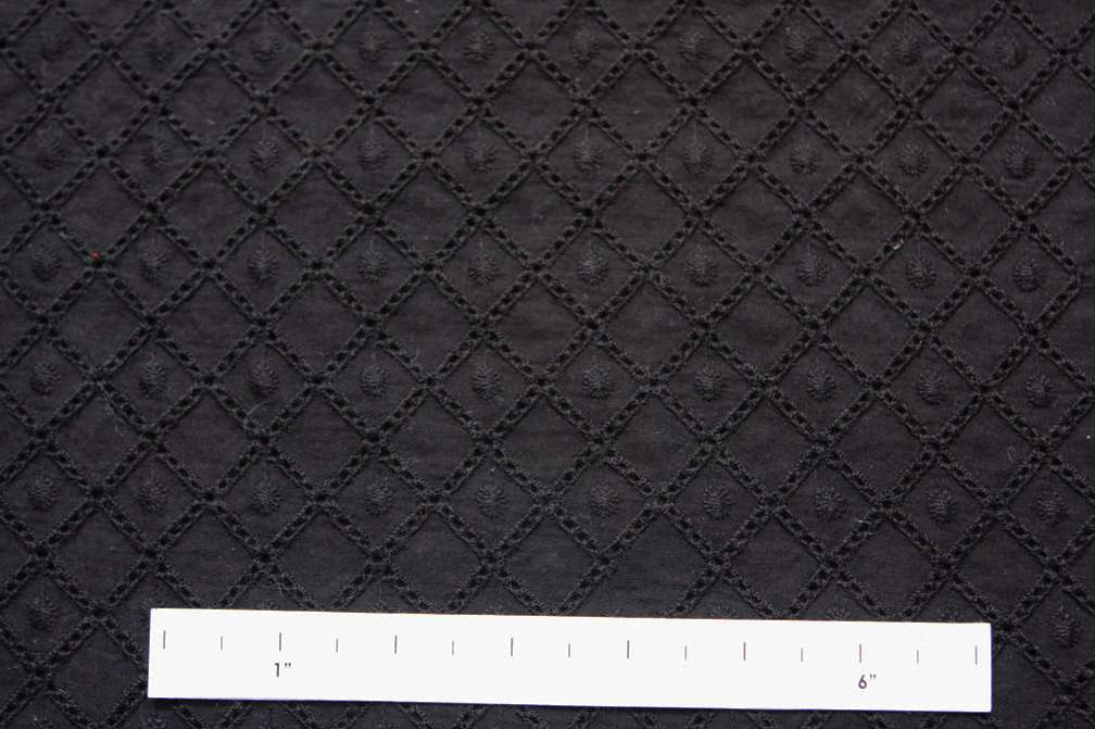 Cotton Eyelet in Black1
