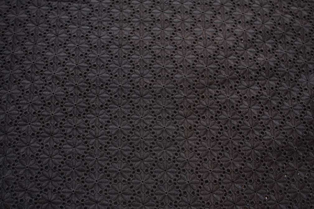 Cotton Eyelet in Black1
