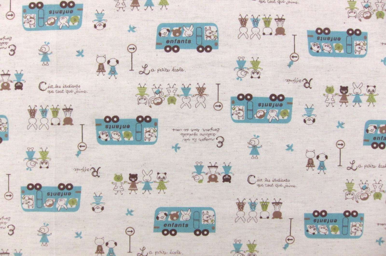 Japanese Cotton Linen Print0