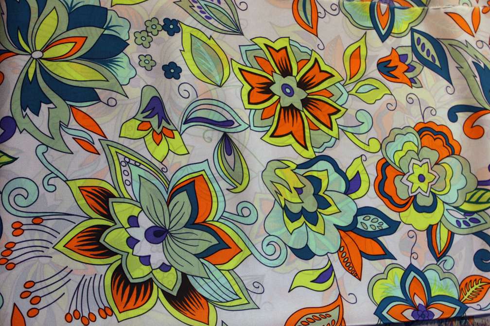 Printed Silk Charmeuse1