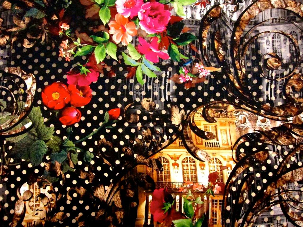 Printed Silk Chiffon0