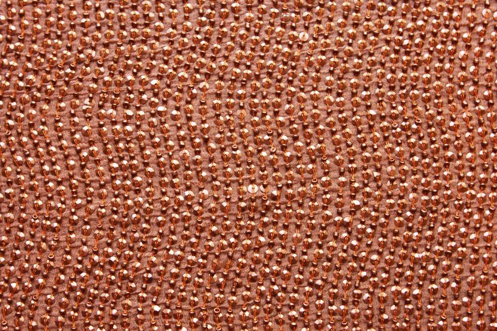 Sequins on Silk Chiffon0