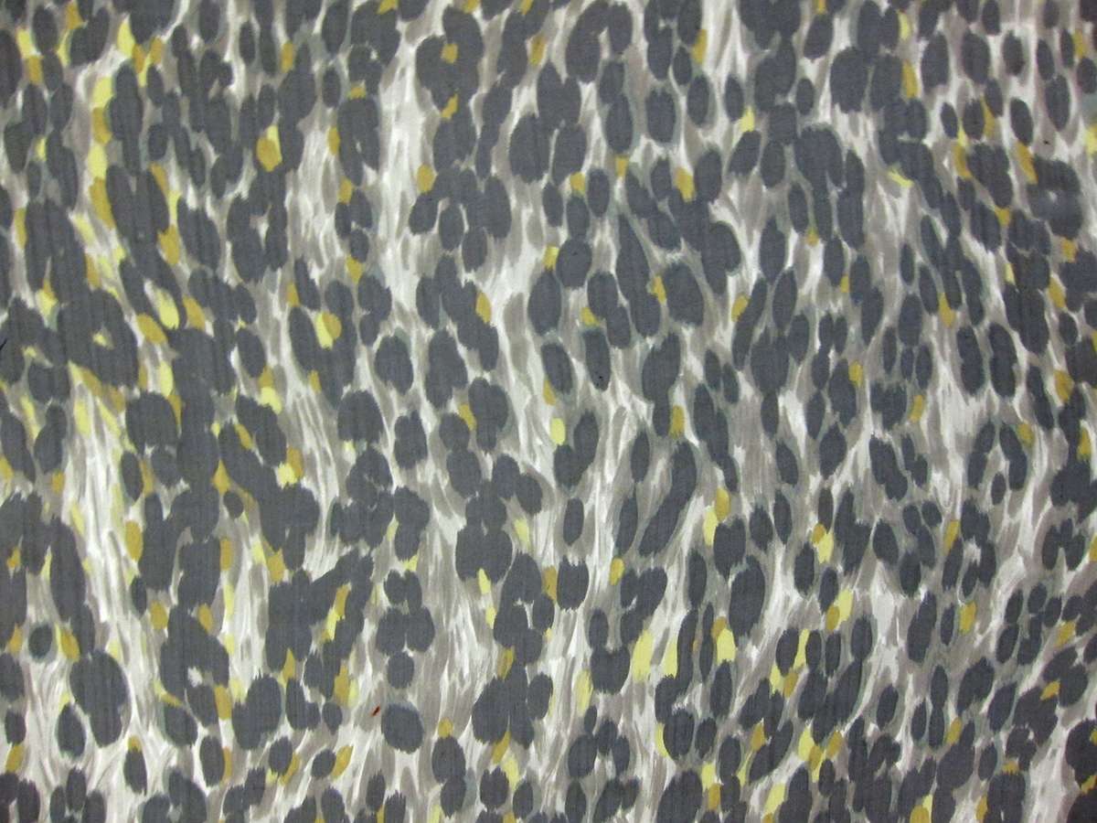 Printed Crinkle Silk Chiffon0