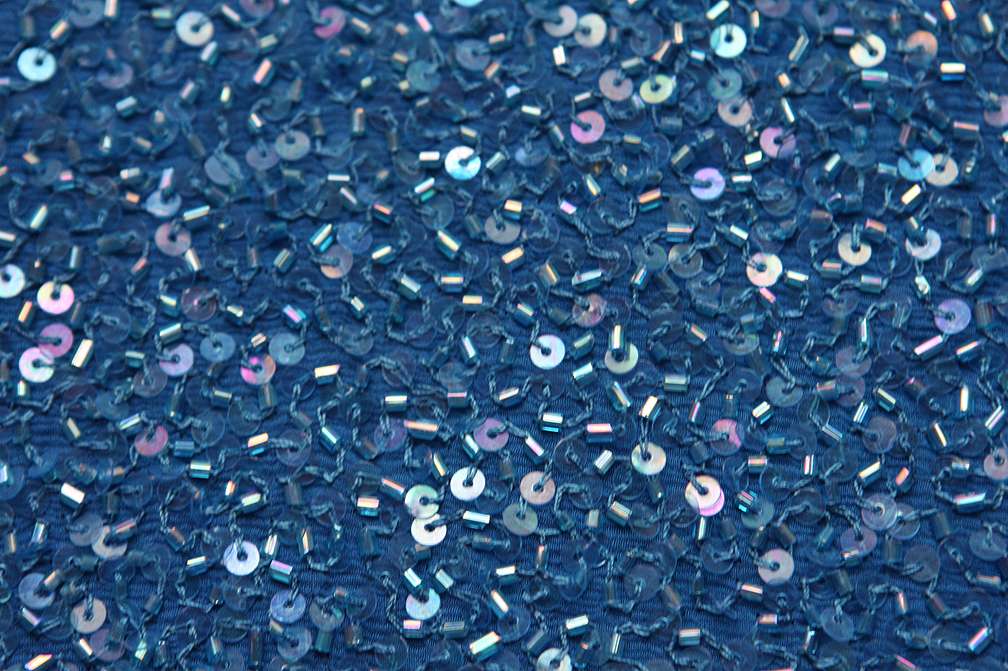 Sequins on Silk Chiffon2