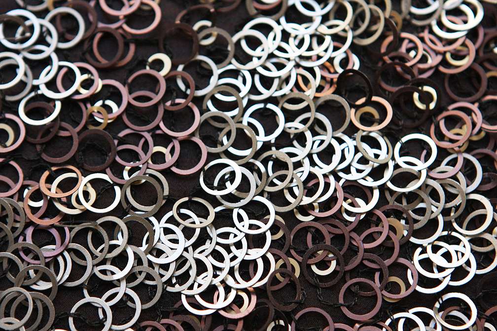 Novelty Sequins on Silk Chiffon2