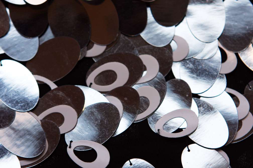 Novelty Paillettes on Silk Chiffon2