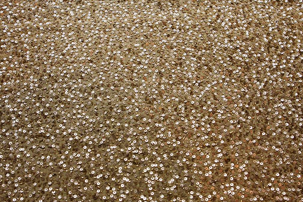 Sequins on Silk Chiffon0