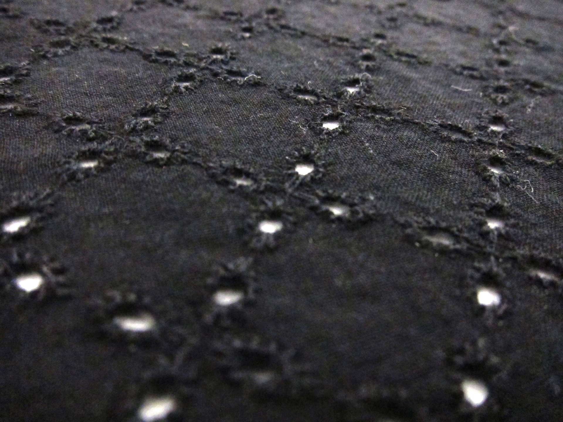 Cotton Eyelet in Black2