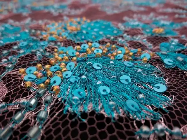 Beaded Metallic Lace2