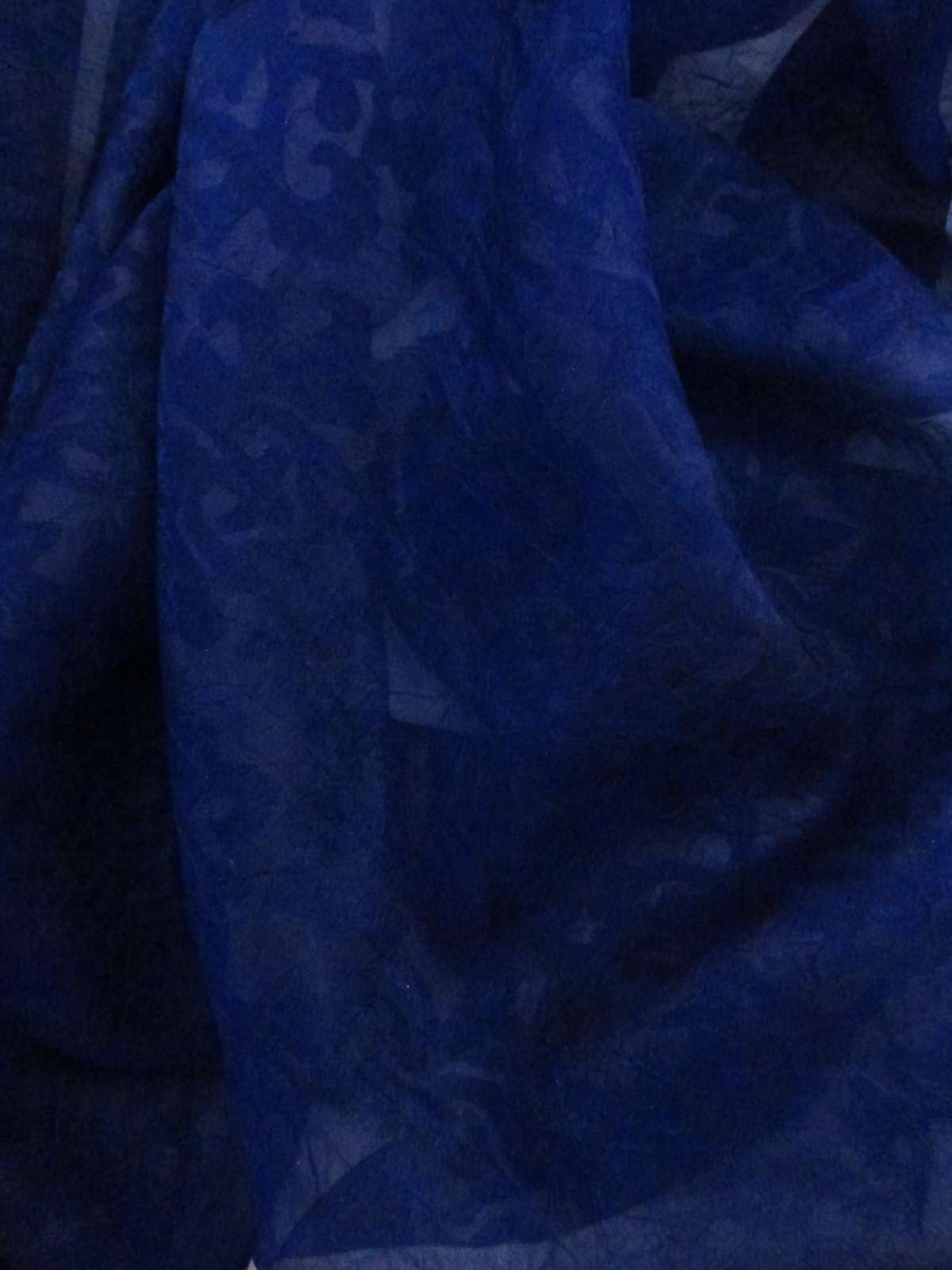 Crinkle Jacquard Silk Chiffon1
