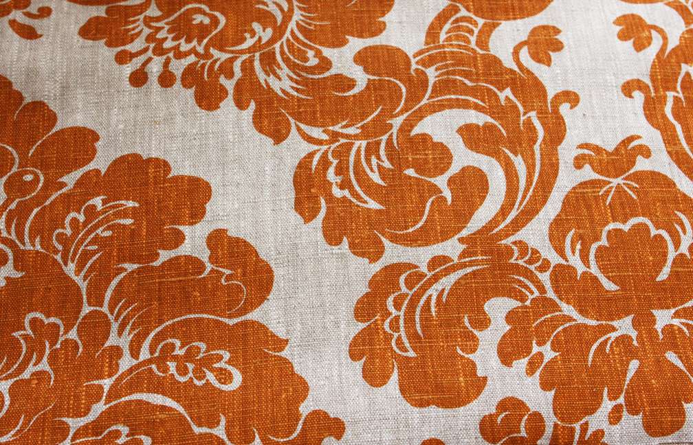 Linen Upholstery Filigree Print1