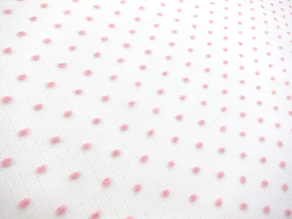 Cotton Plumetis in Pink0