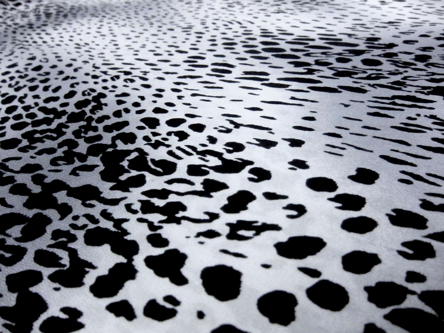Silk Charmeuse in Snowy Leopard Print2