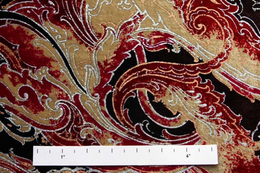 Printed Silk Panné Velvet3