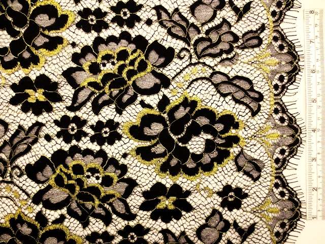 Metallic Chantilly Lace0