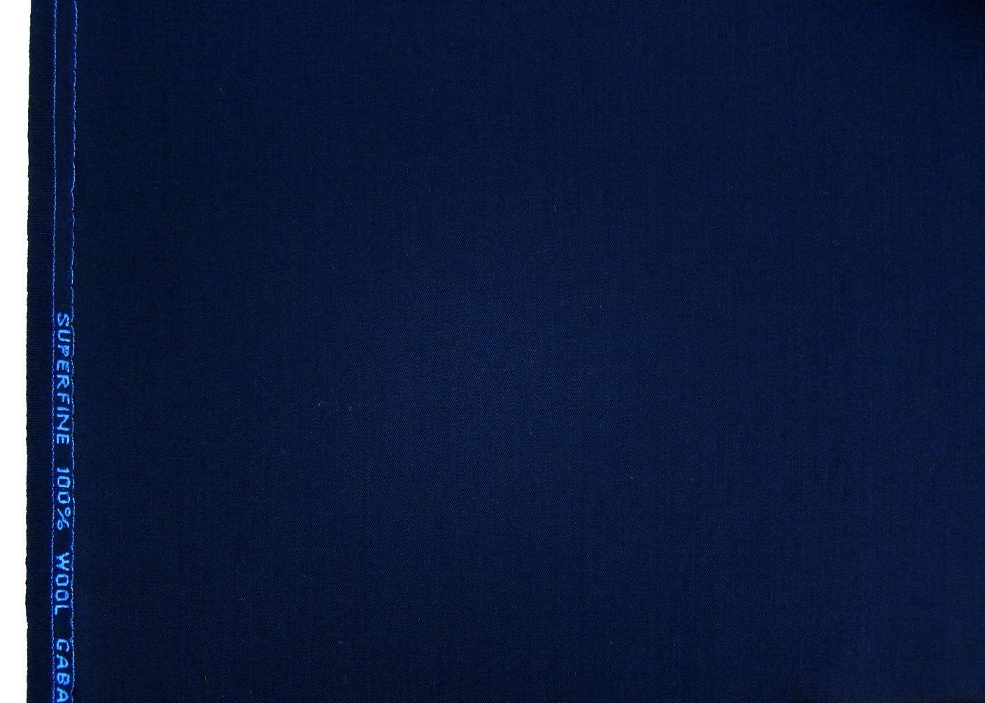 Wool Gabardine in Midnight Navy0