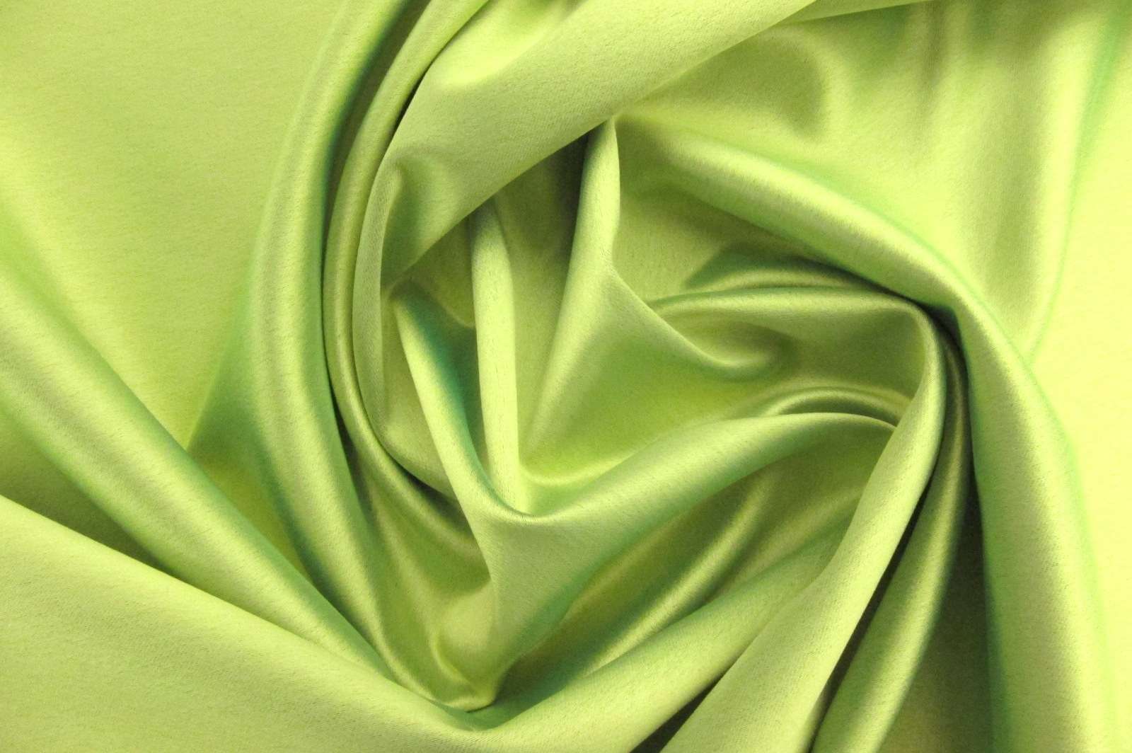 Armani Triacetate Stretch Satin in Apple Green