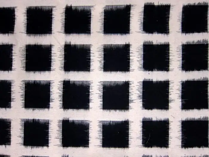 Cotton Ikat Squares Repeat0