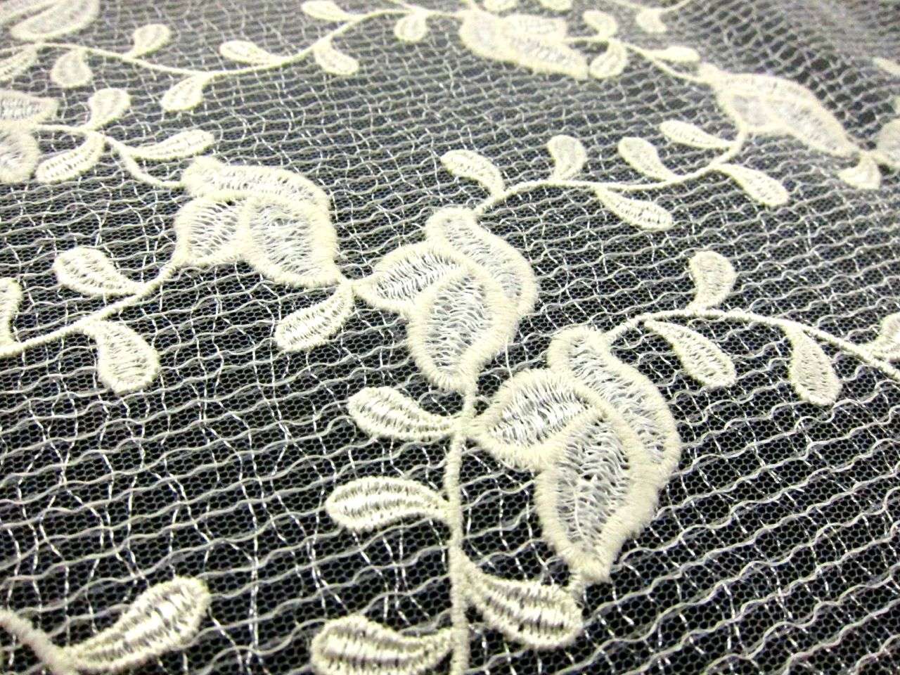 Embroidered Novelty Metallic Tulle2