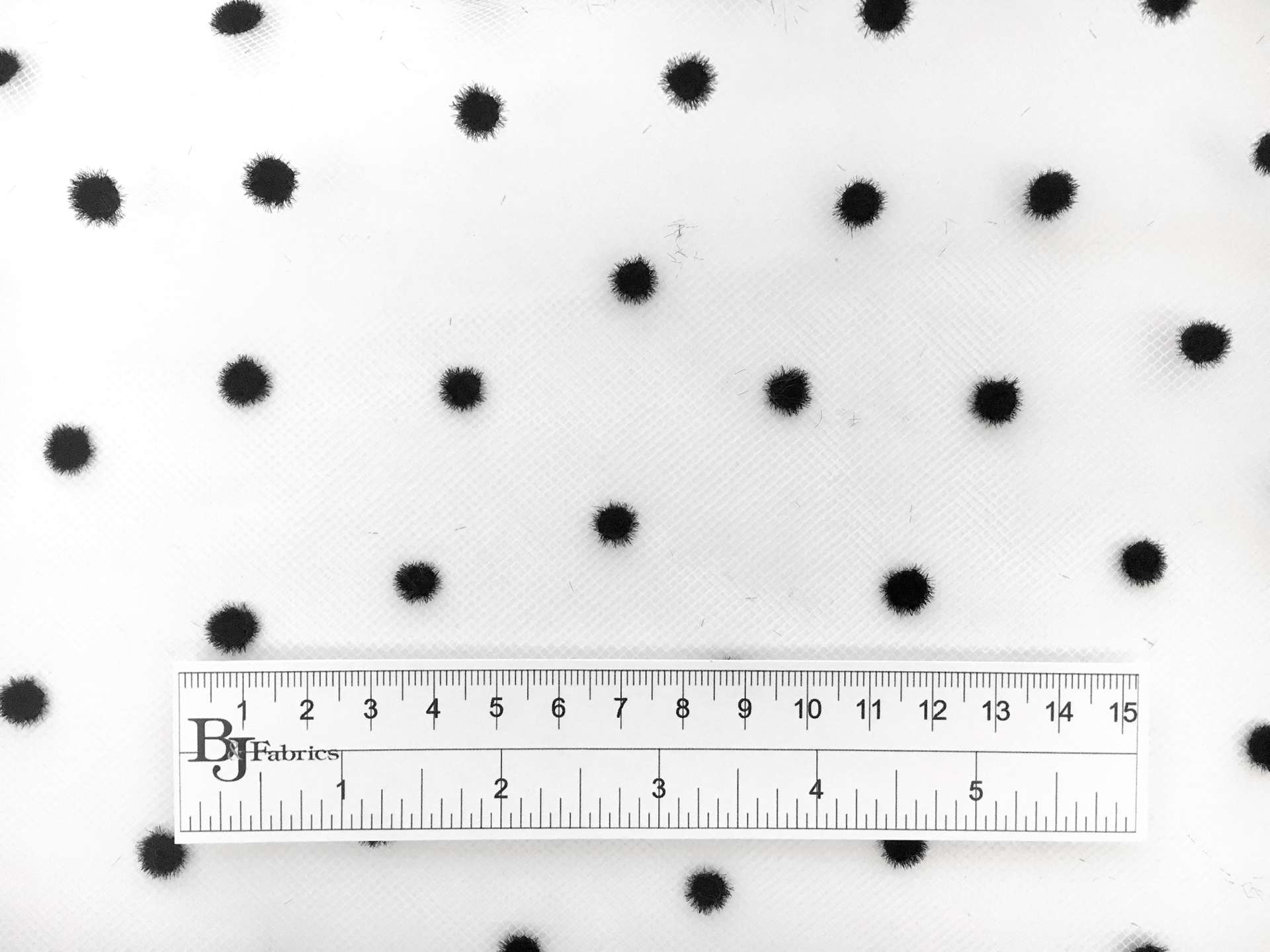 Polka Dot Flocking on Tulle1