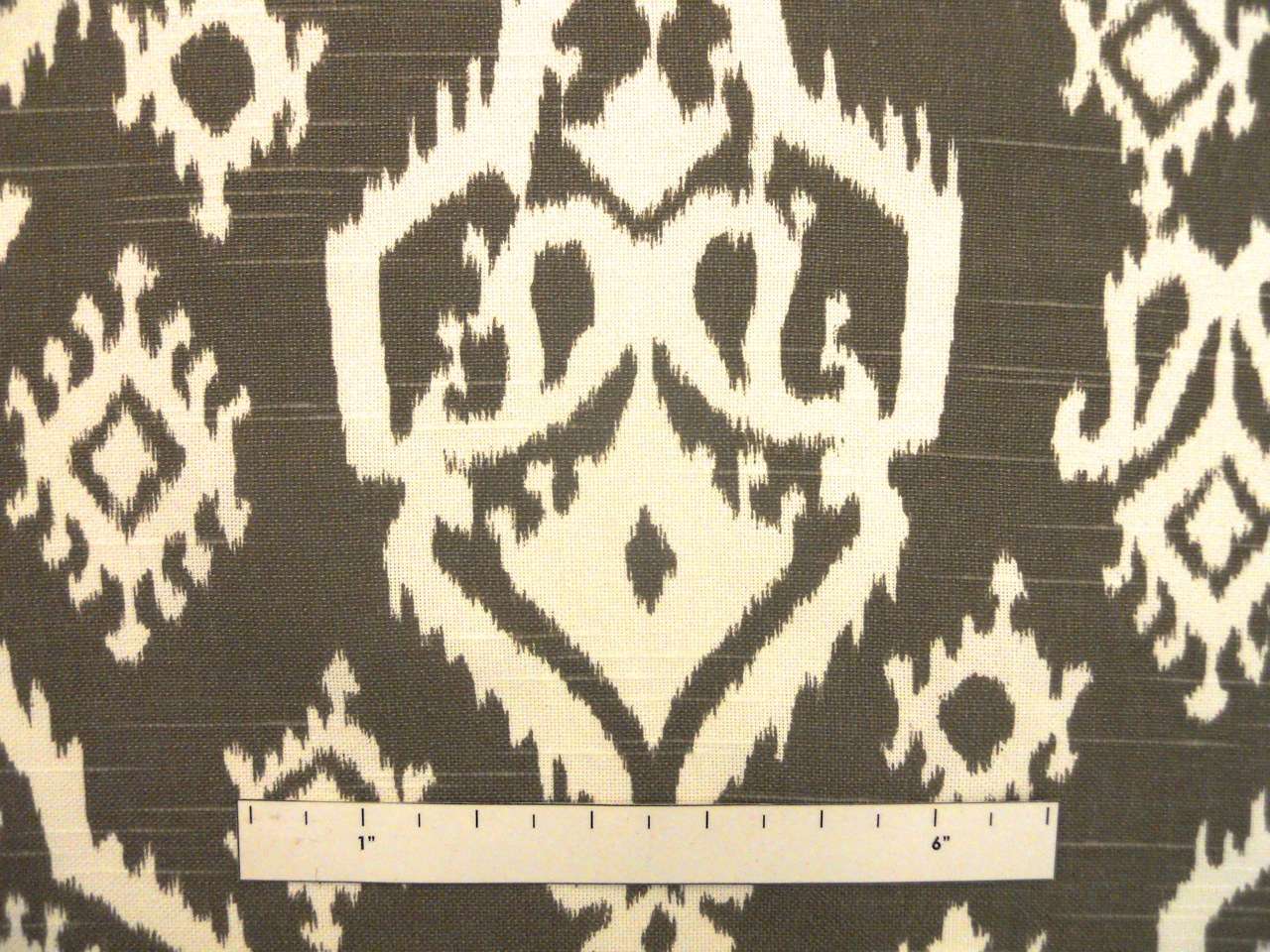 Cotton Canvas Ikat Print1