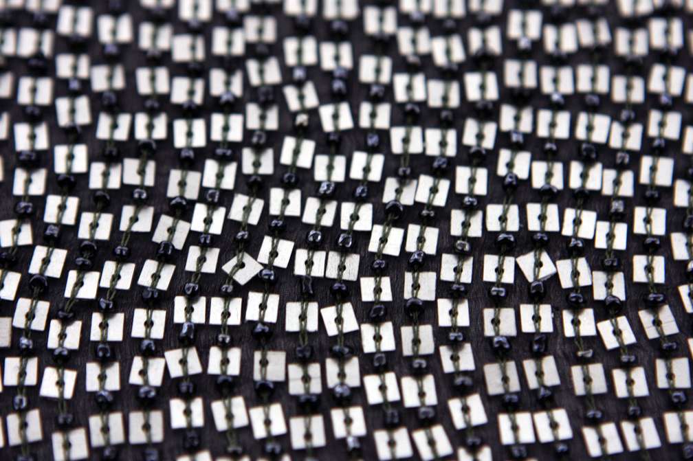 Sequins on Silk Chiffon2