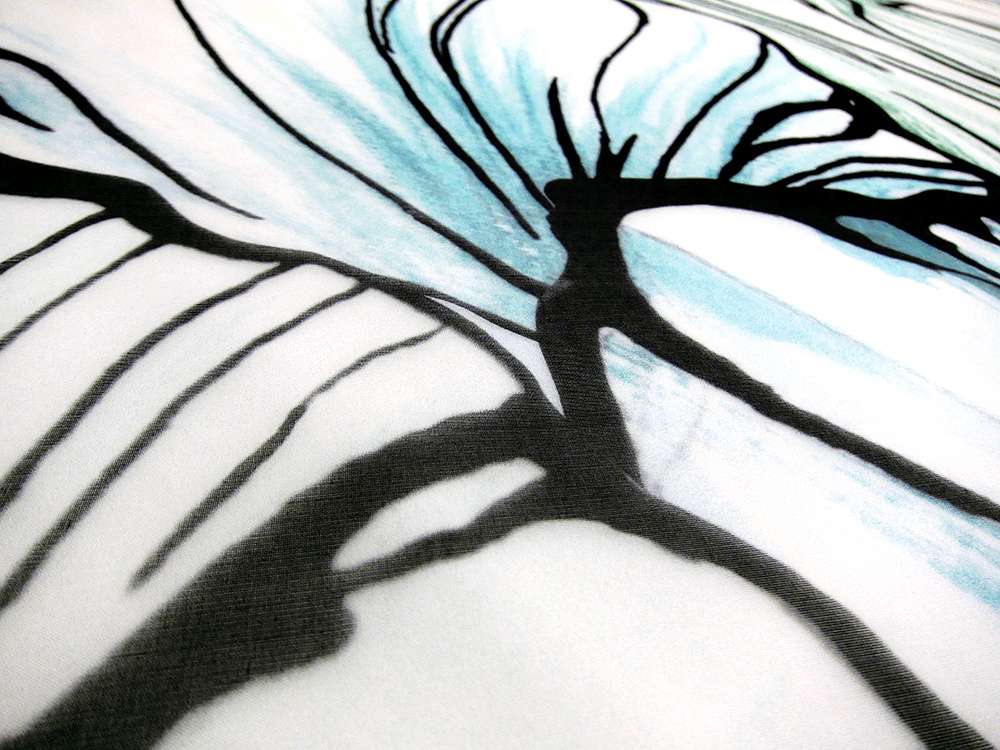 Printed Silk Organza1