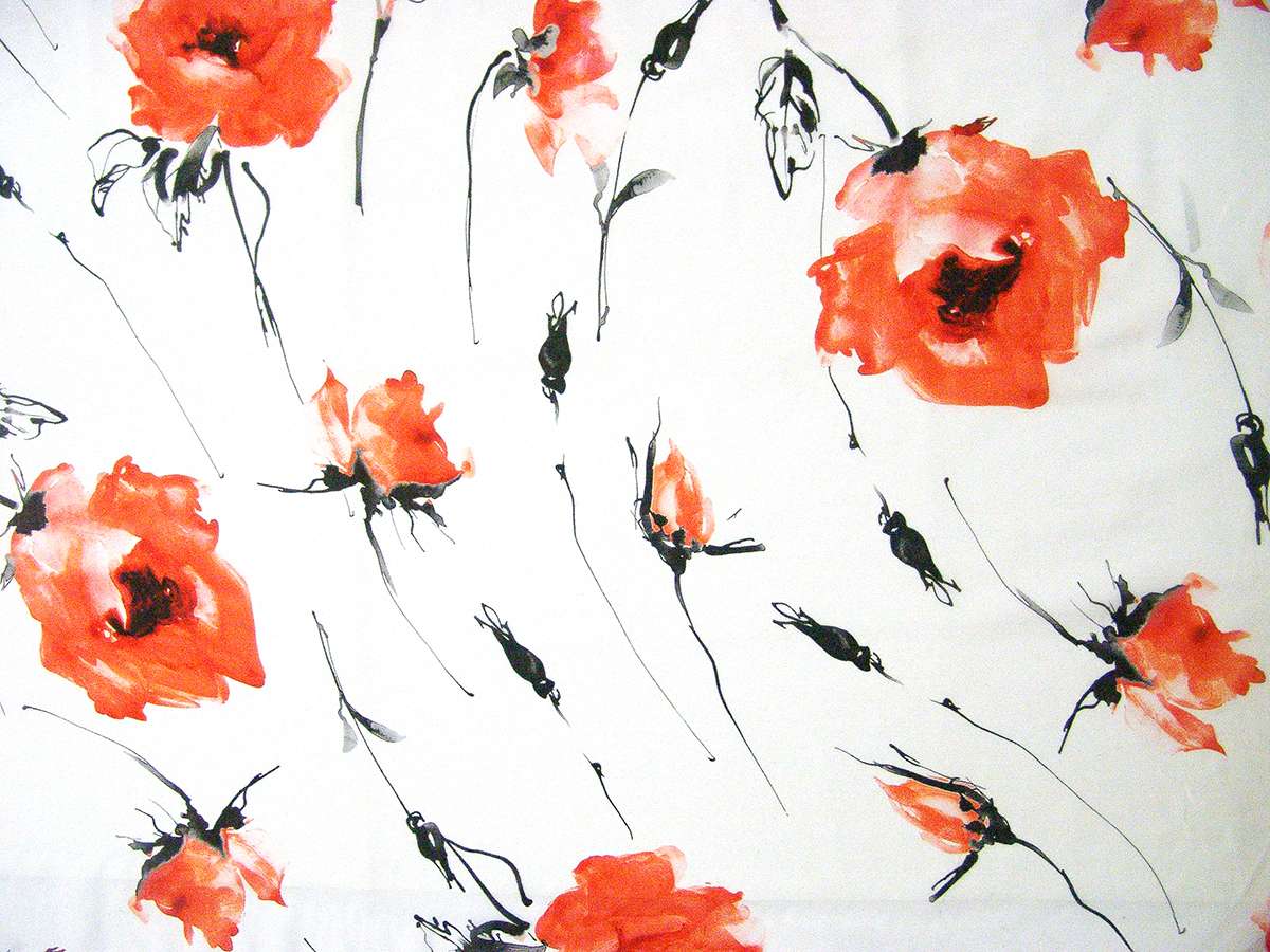 Silk Printed Chiffon0