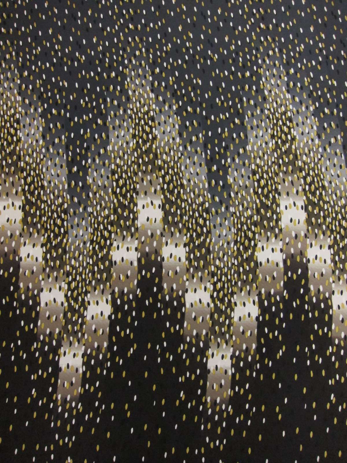 Printed Silk Charmeuse Abstract in Black Grey Background