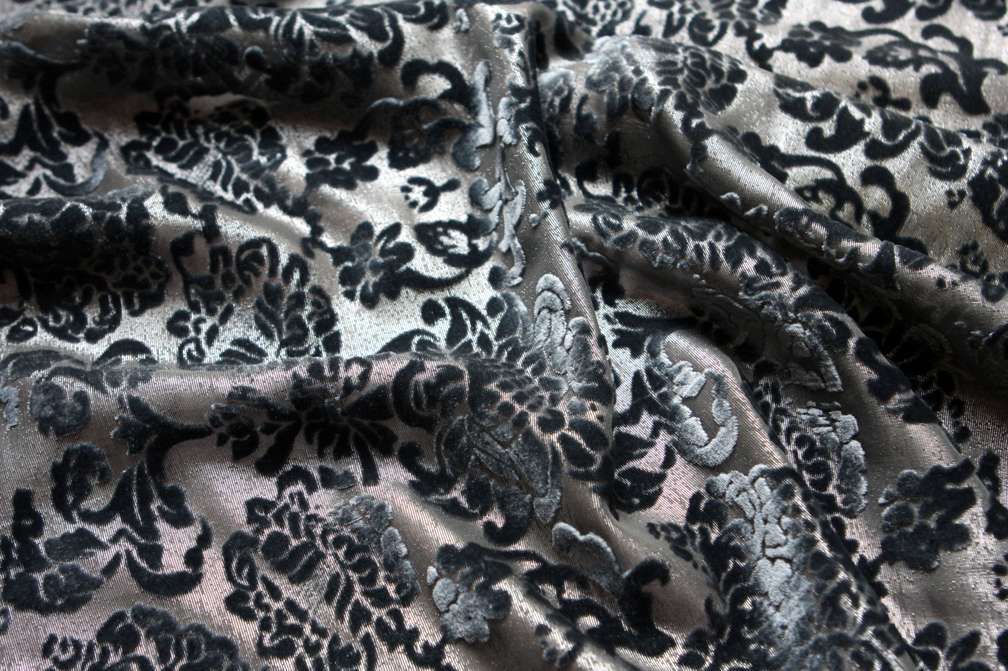 Silk Rayon Lurex BurnOut Velvet3